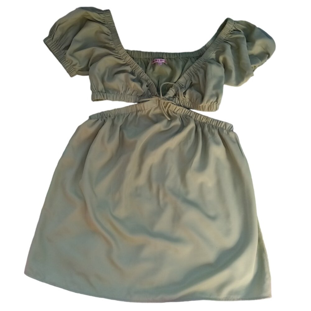 Bailey Rose cutout mini dress sz L NEW